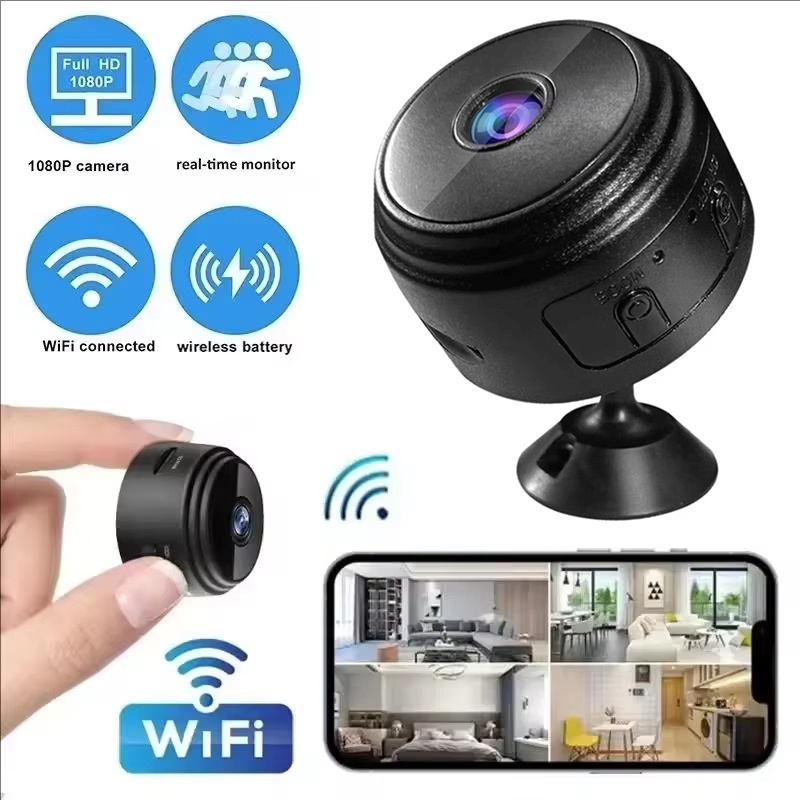 Smart Home Video - Mini Telecamere A9 1080P WiFi, Telecamere