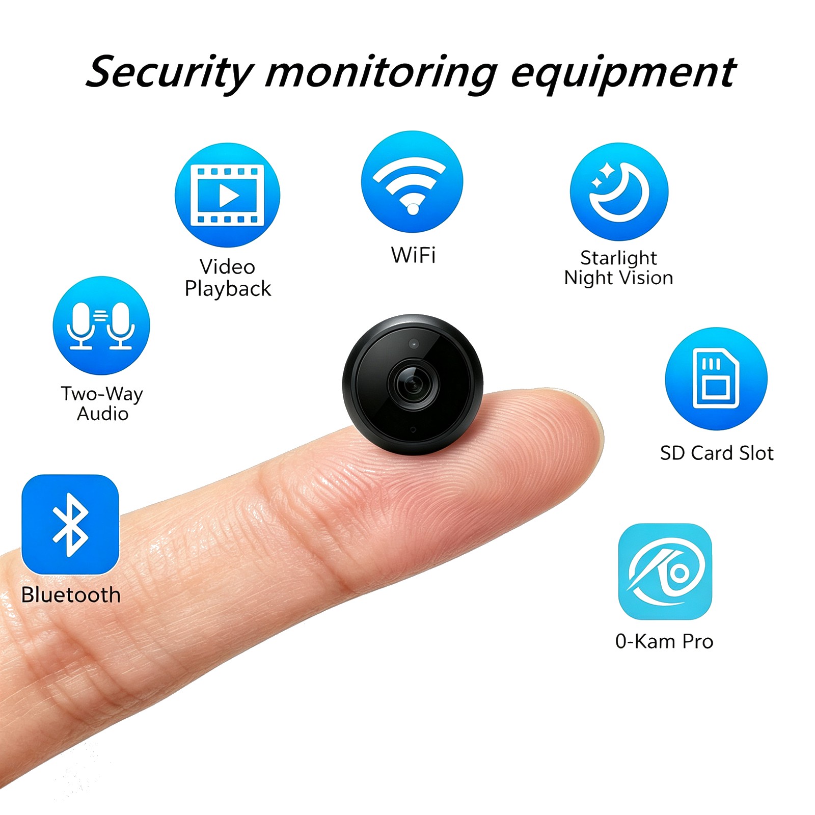 Smart Home Video - Kit Completo di Sorveglianza Domestica BU4: