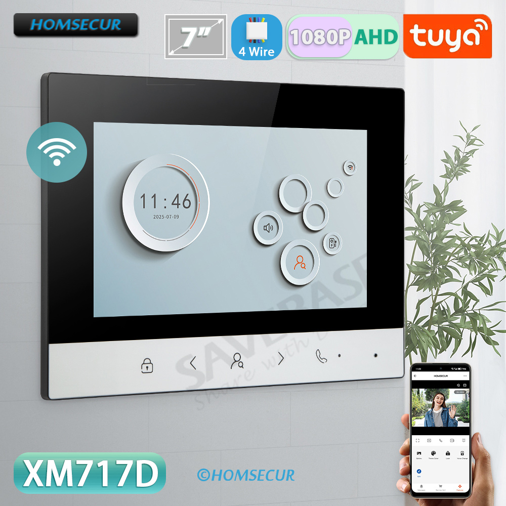 Smart Home Video - Monitor Interno WIFI Tuya Smart con