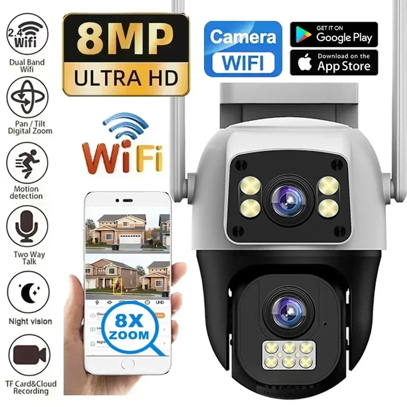 Smart Home Camera Ezviz - Telecamera IP PTZ 8MP 4G SIM
