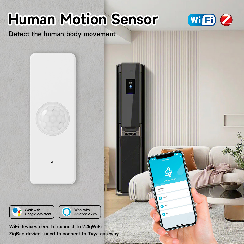 Smart Home Wiser - Tuya WiFi Zigbee PIR Sensore di