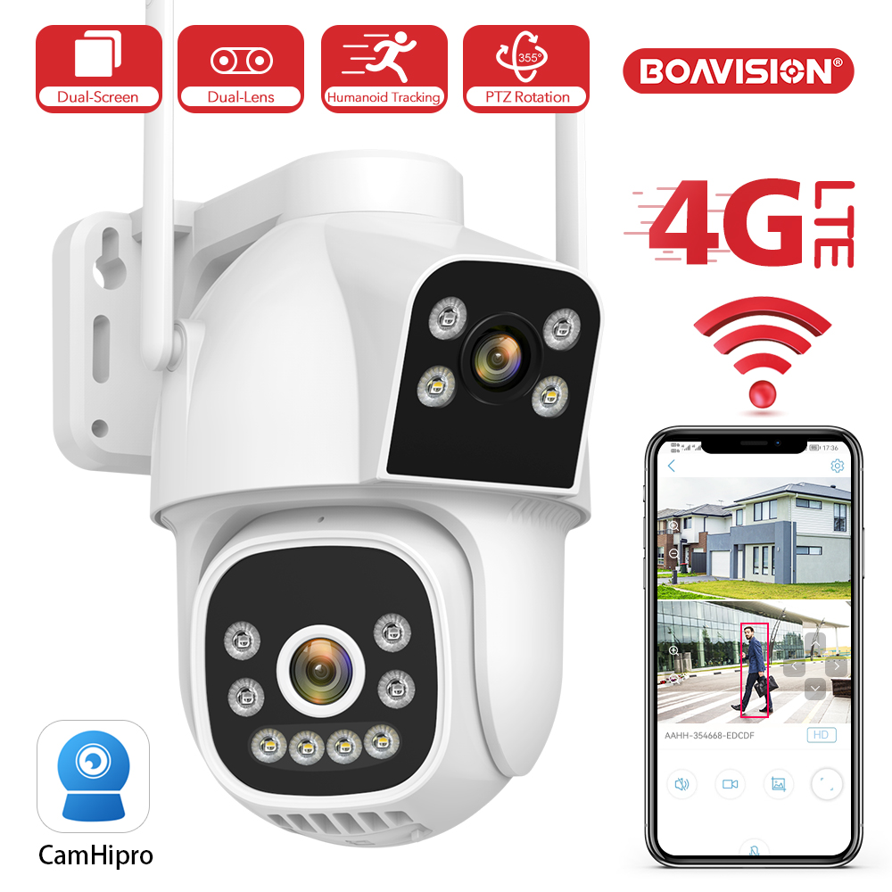 Smart Home Camera Ezviz - Telecamera di sorveglianza Wifi 4MP 4G