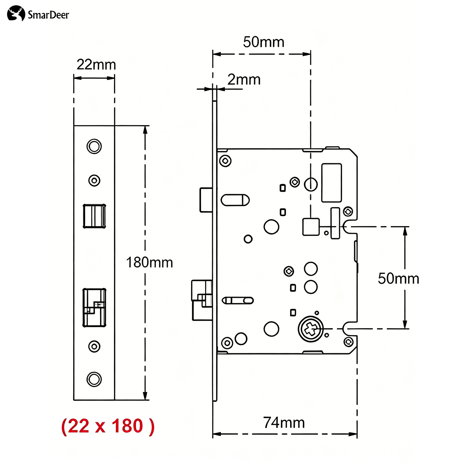 Corpo Serratura Elettronica Ad - Smart Home Door Lock recensione e prezzo