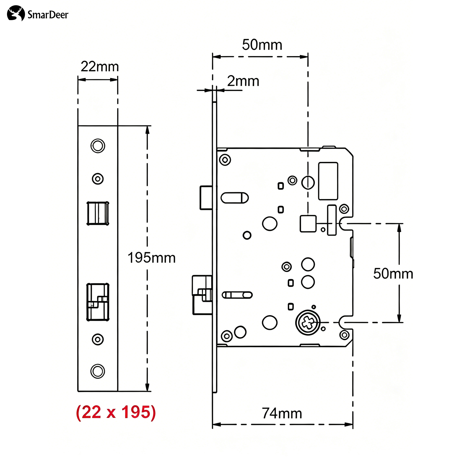Corpo Serratura Elettronica Ad - Smart Home Door Lock recensione e prezzo