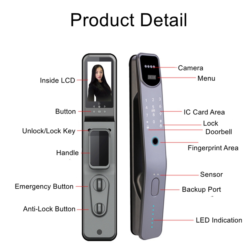 Tuya Wifi Electronic Fingerpri - Smart Home Door Lock recensione e prezzo