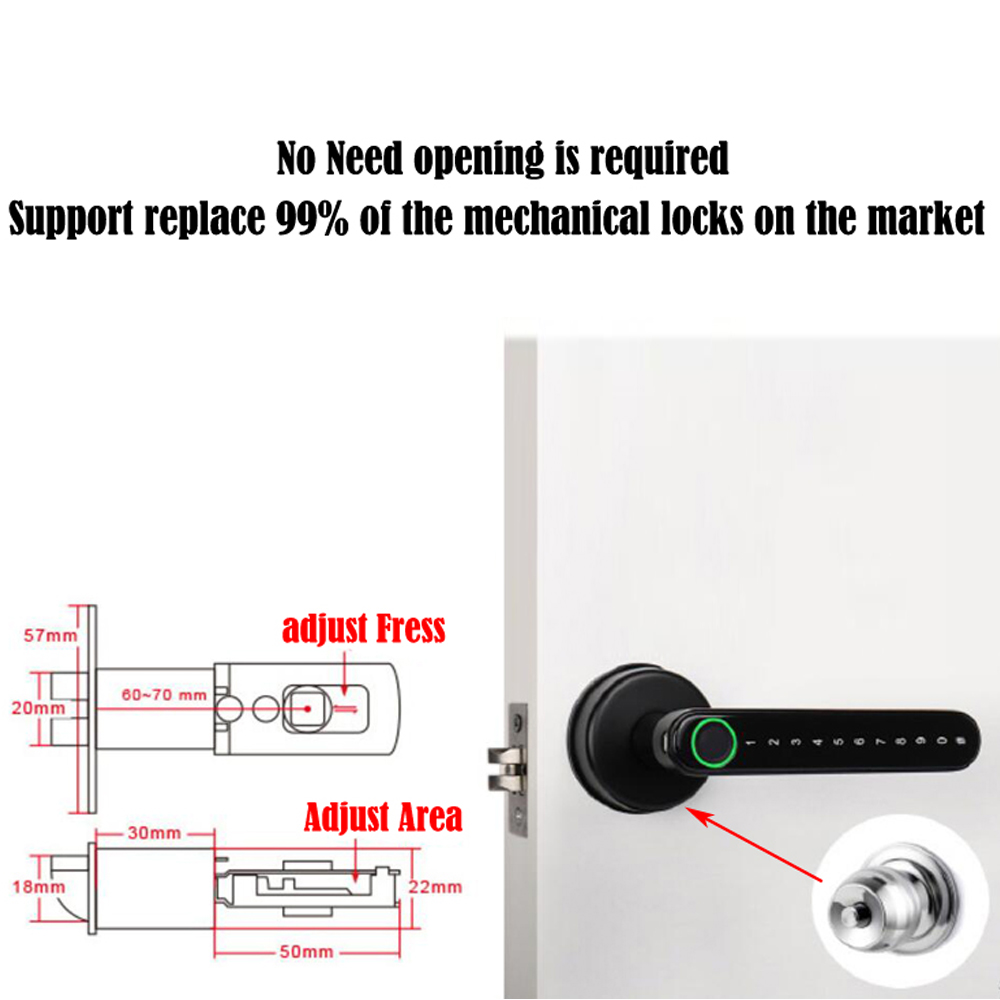 TTLock Smart Bluetooth Blocco  - Smart Home Door Lock recensione e prezzo