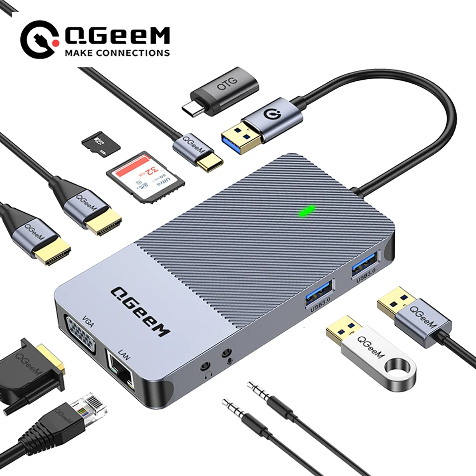 QGeeM Docking Station USB 3.0, - Smart Home Hub 2 recensione e prezzo