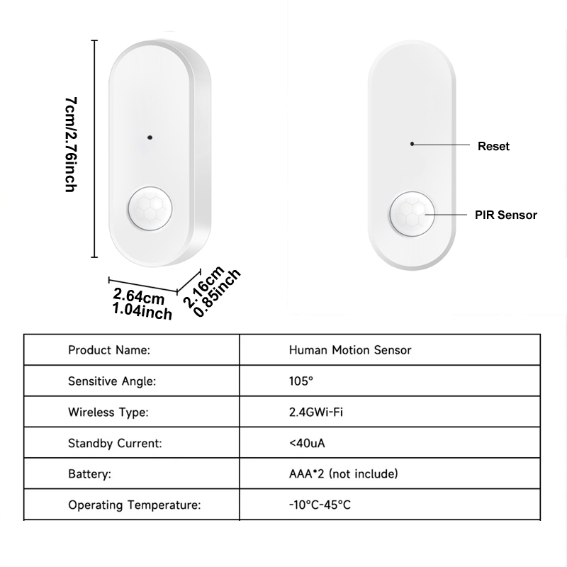Tuya WiFi PIR Sensore di movim - Smart Home Wiser recensione e prezzo