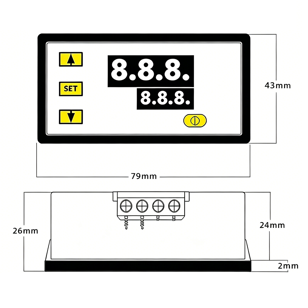 W3230 Termostato Digitale con  - Temperature Sensor recensione e prezzo