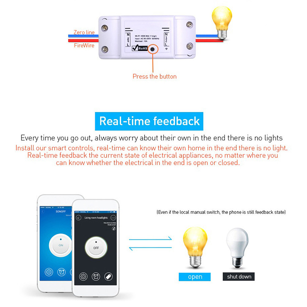1 Pezzo Interruttore WiFi Inte - Universal Remote Smart Home recensione e prezzo