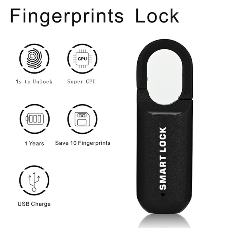 B44C 2X Lucchetto con impronta - Smart Home Door Lock recensione e prezzo