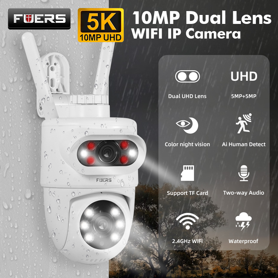 FUERS 5K 10MP Telecamera IP a  - Smart Home Camera Ezviz recensione e prezzo